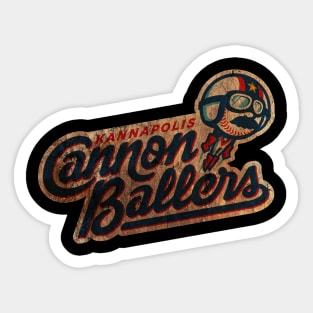 Kannapolis Cannon Ballers CB VIntage Sticker